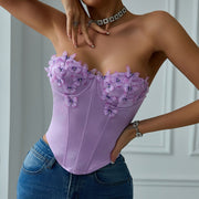 Sexy Satin Butterfly Camisole Top