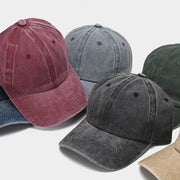 Casual Denim Baseball Cap with Embroidered Letters