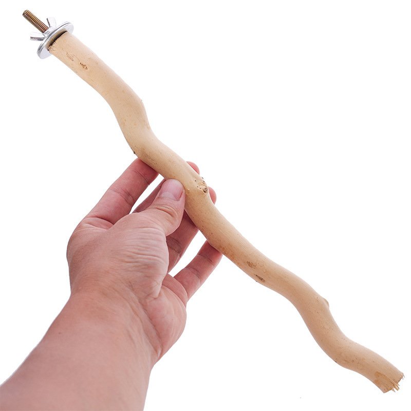 Sturdy Wooden Bird Stand for Parrots