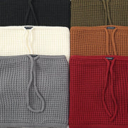 Stay Warm in Style with Adjustable Knitted Scarf