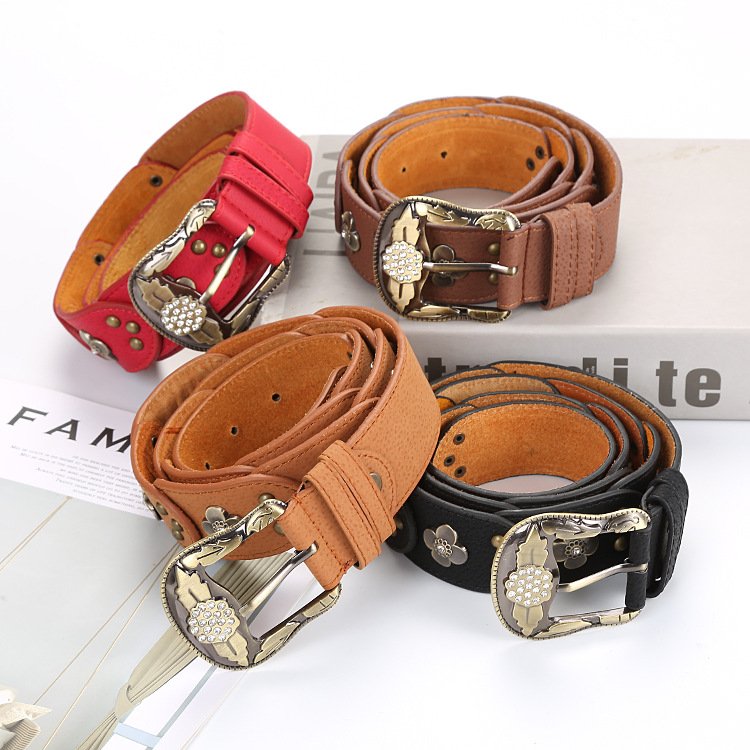 Retro Easy Matching Leather Belt for Women