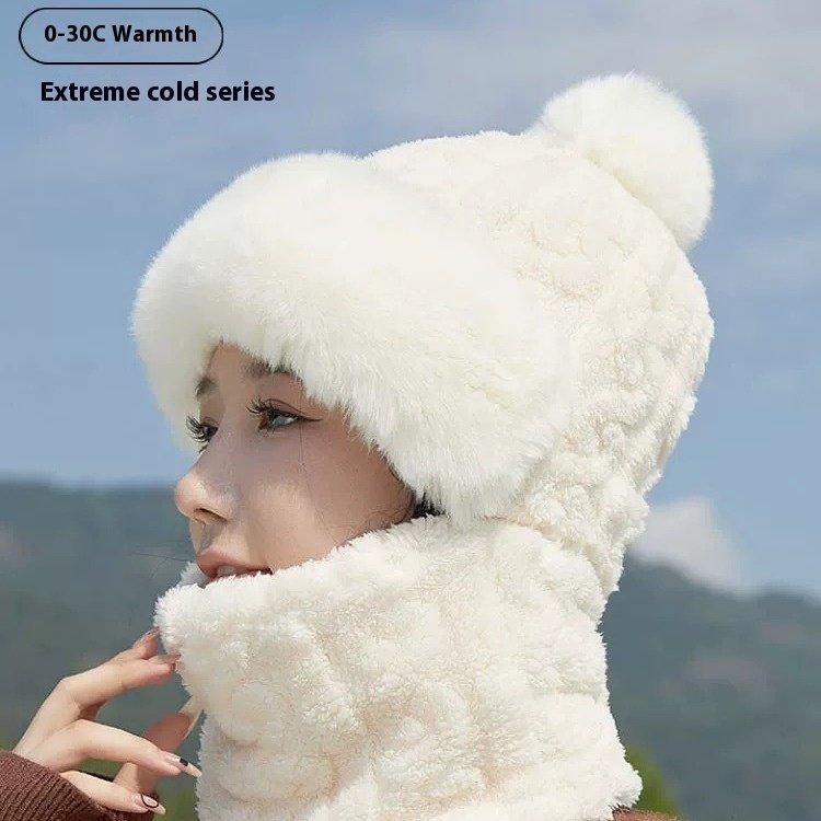 Warm Winter Hat Scarf