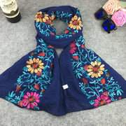 Add a Pop of Color with Our Vibrant Cotton Linen Scarf