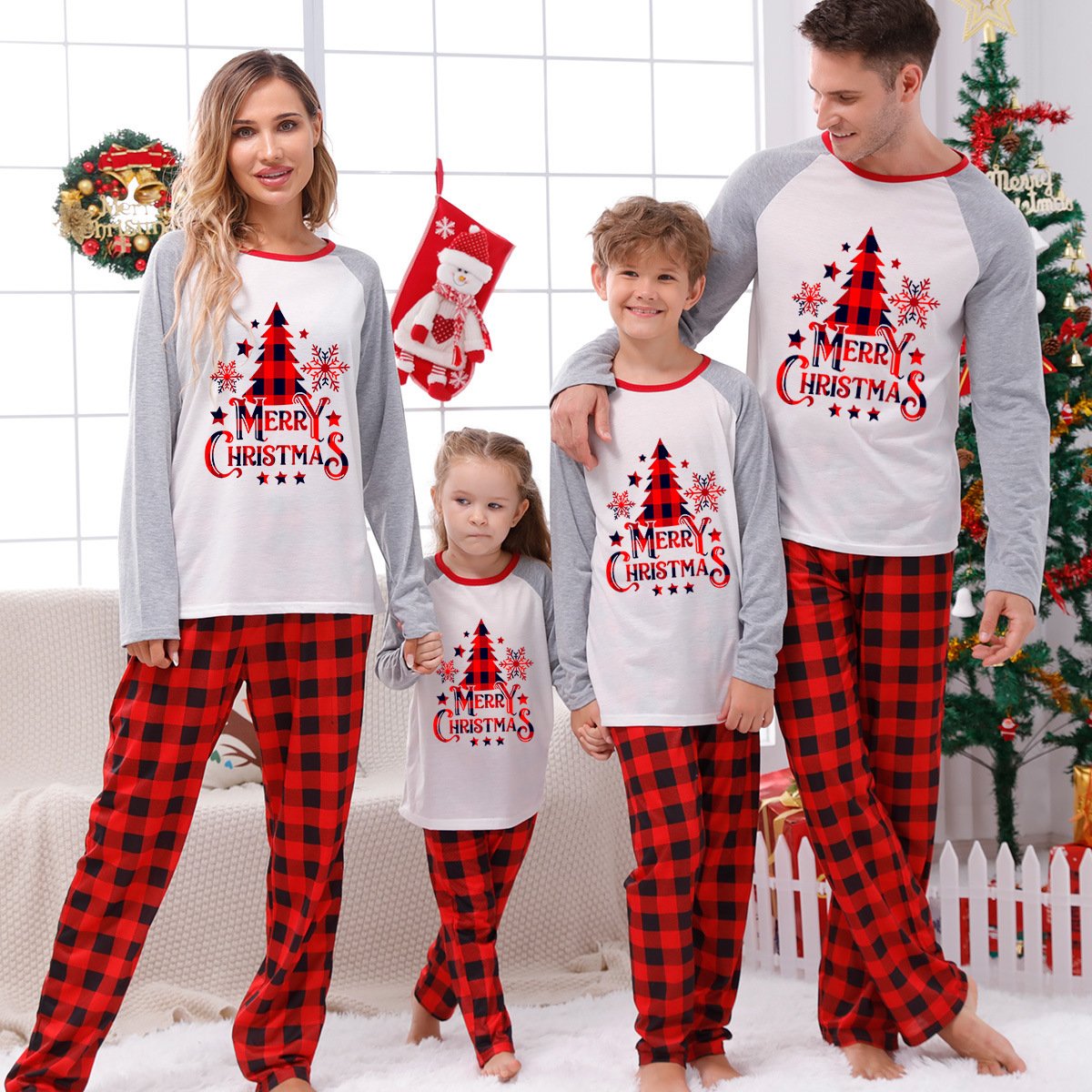 Cozy Family Homewear Set for Christmas