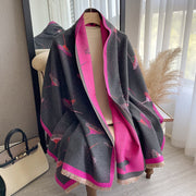 Warm Tassel Scarf - Soft Imitation Cashmere Wrap for Women
