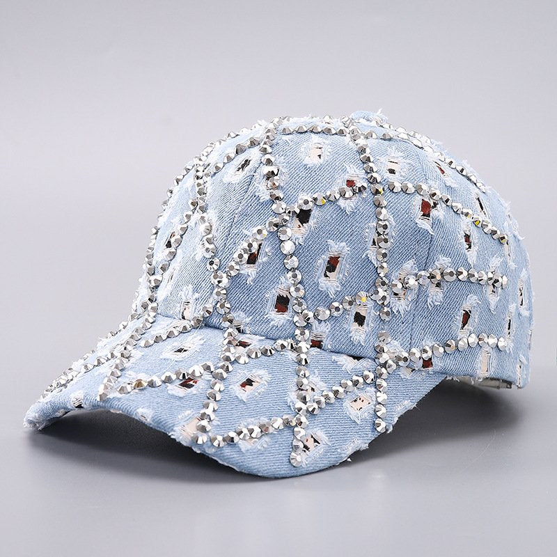 Ripped Denim Cap