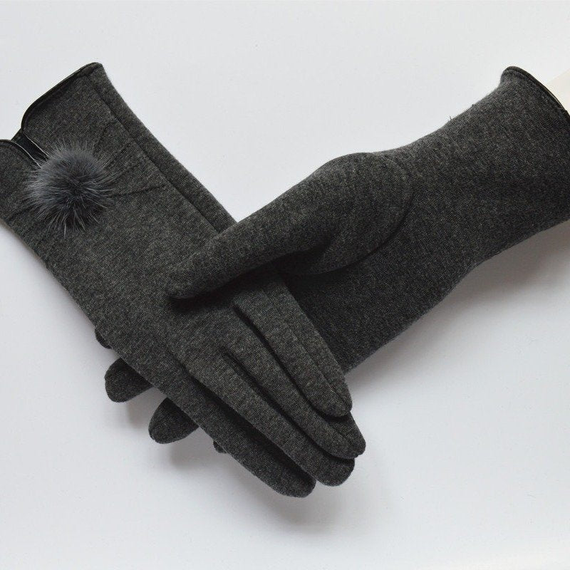 Stay Warm Winter Velvet Gloves for Women