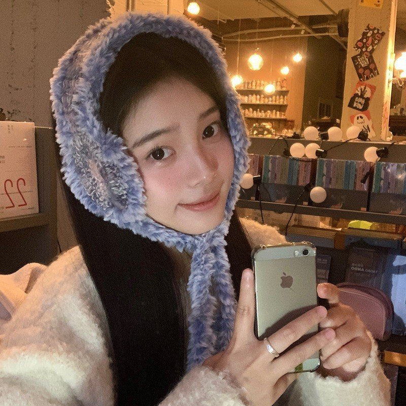 Vintage Plush Ear Warmers for Women - Winter Warmth & Style