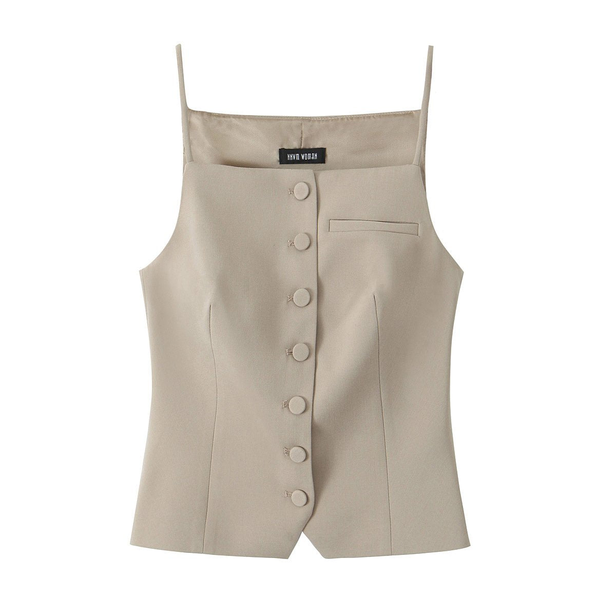 Elegant Slim-fit Sling Top for Women