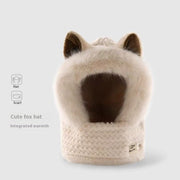 Warm Fox Ear Hat