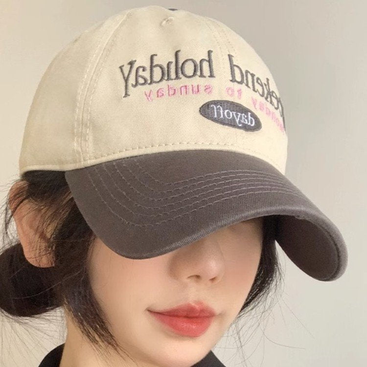 Retro Color Soft Cap for Women