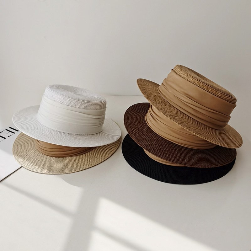 Sun Shade Flat Straw Hat
