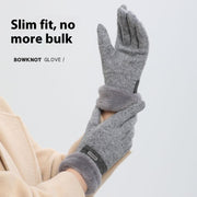 Warm Touch Screen Knitted Gloves for Women
