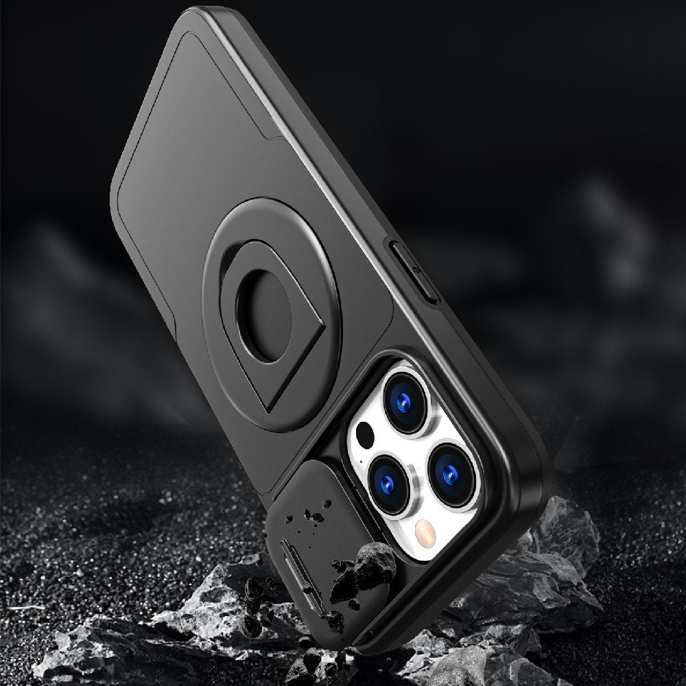 Magnetic Rotating Phone Case with Bracket