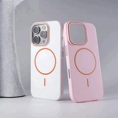 Frosted PC iPhone 16 Phone Case - Magnetic Shockproof Protective Sleeve