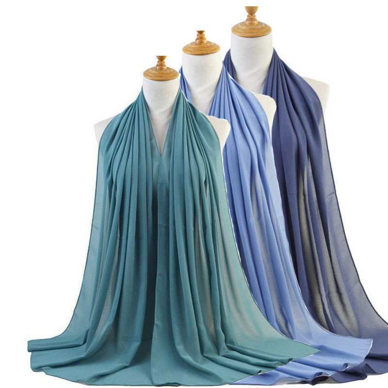 Soft Chiffon Rectangular Scarf for Women