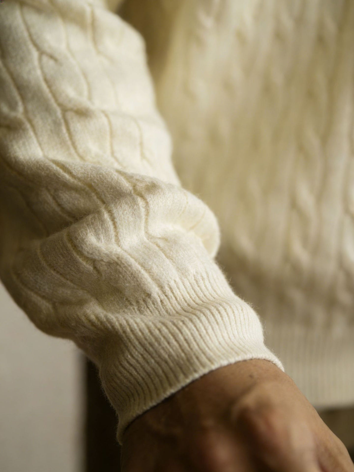Textured Knit Sweater Mens Knitwear
