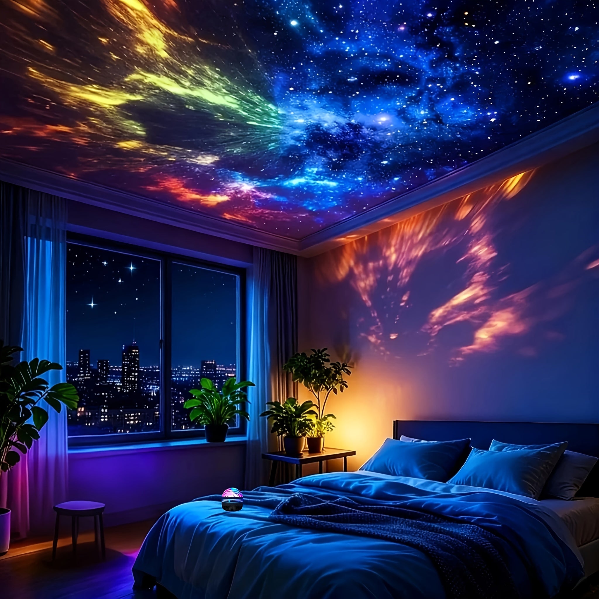 USB-Powered Aurora Ambient Light with Remote Control