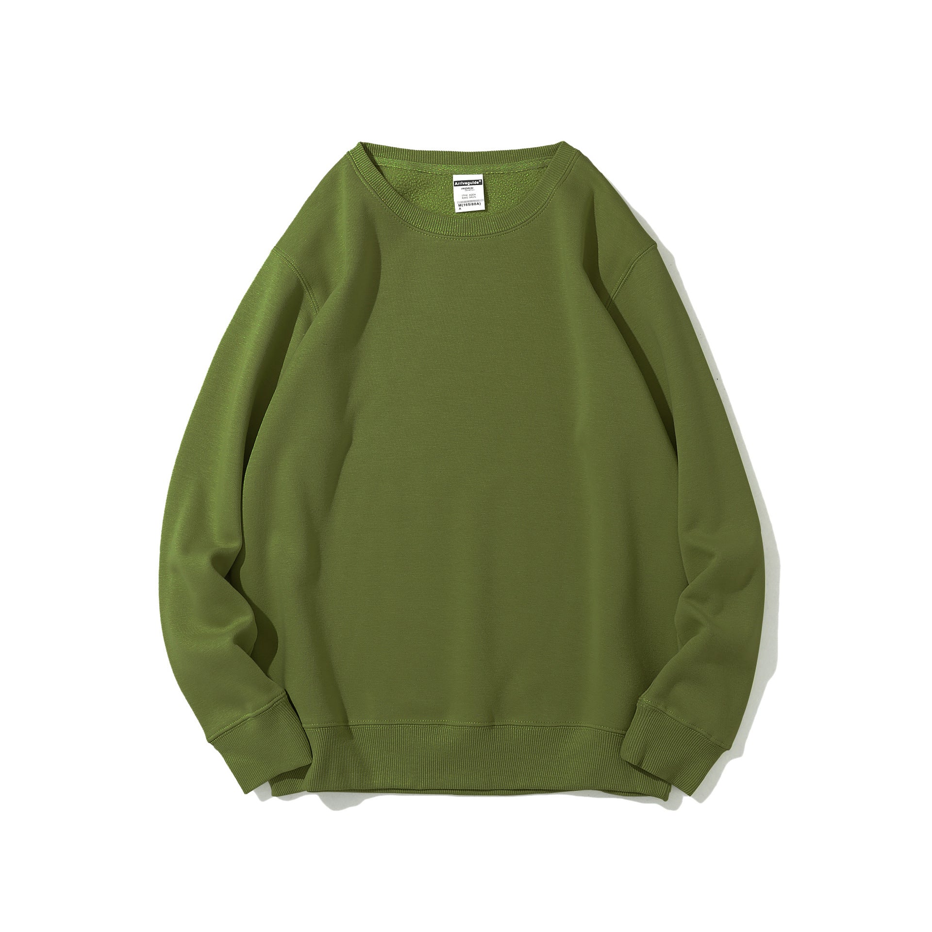 Cozy Fleece-Lined Candy Color Pullover Sweater