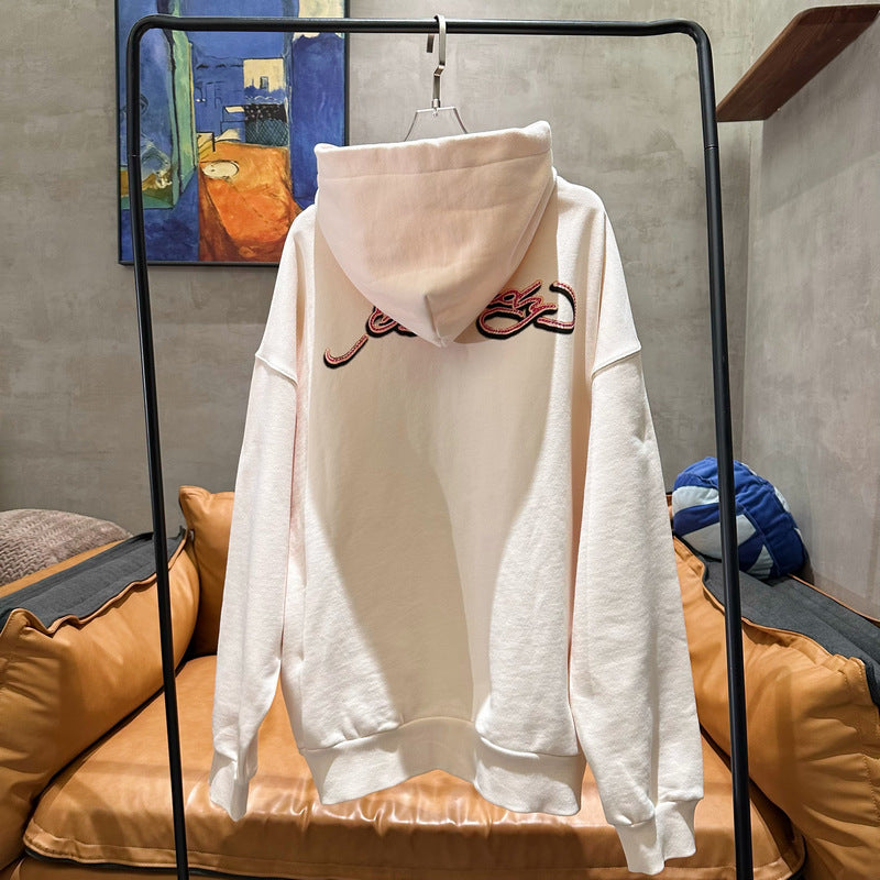 Anime Couple Pullover Sweatshirt with Diamond Detail