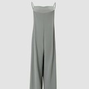 Women's Casual Wide-Leg Pocket Jumpsuit
