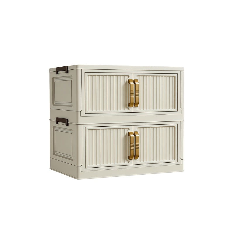 Multi‑Functional Foldable Storage Cabinet – 5‑Tier or 3‑Tier Large Capacity, Space‑Saving Design for Entryway, Corridor, Bedroom or Living Room