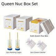 Three‑Pack Mini Queen Mating and Rearing Nuc Boxes for Bee Breeding