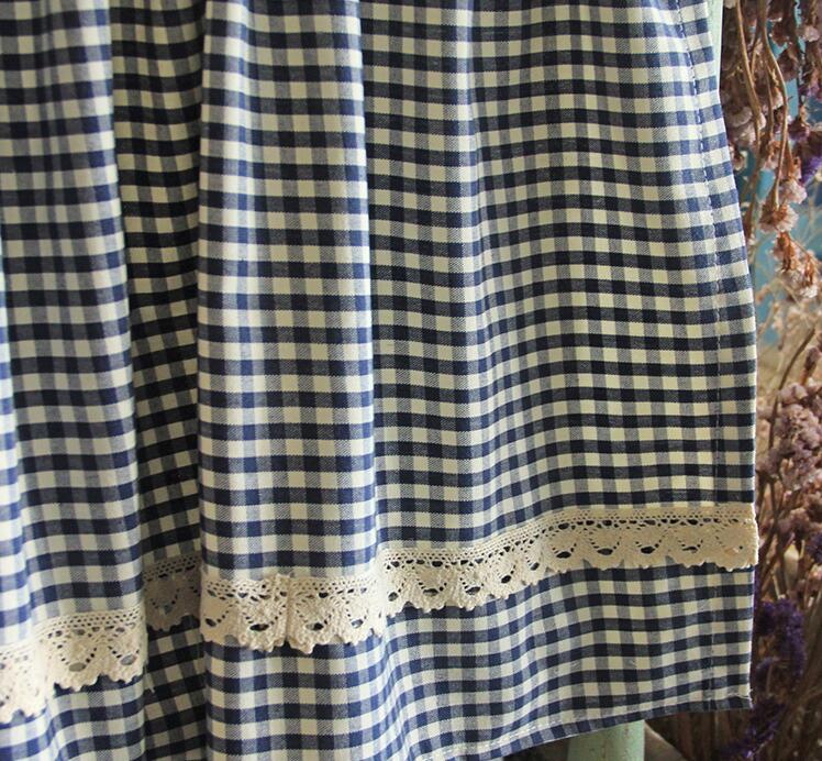 Tanabe Fabric Kitchen and Bathroom Curtains in Time Lattice Curtains