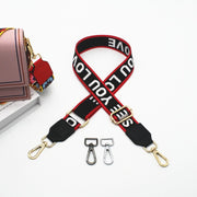 Adjustable Cross Body Bag Strap with Metal Buckle