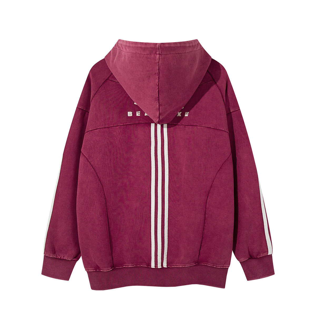 American Flag Striped Patchwork Casual Pullover Hoodie