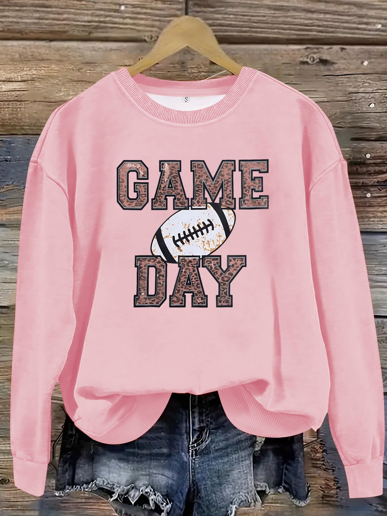 Women's Long Sleeve Baseball Pullover Sweater