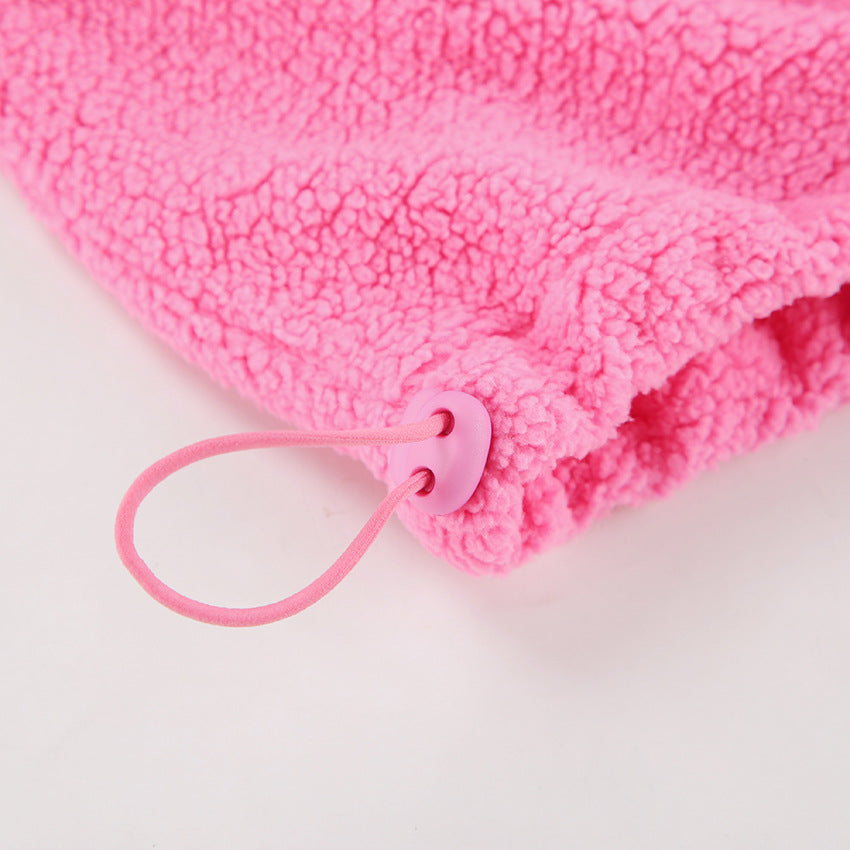 Cozy Knitted Lamb Fleece Pullover Sweater