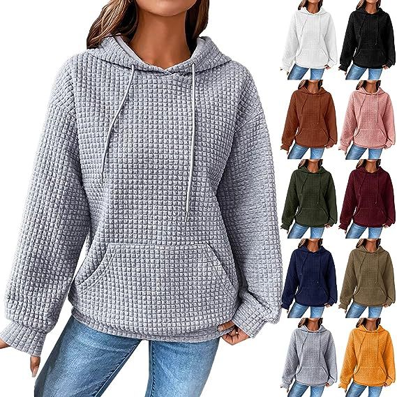 Cozy Solid Color Long-Sleeve Casual Pullover Sweater