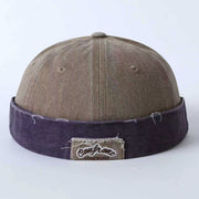 Trendy Distressed Washed Hat with Appliques