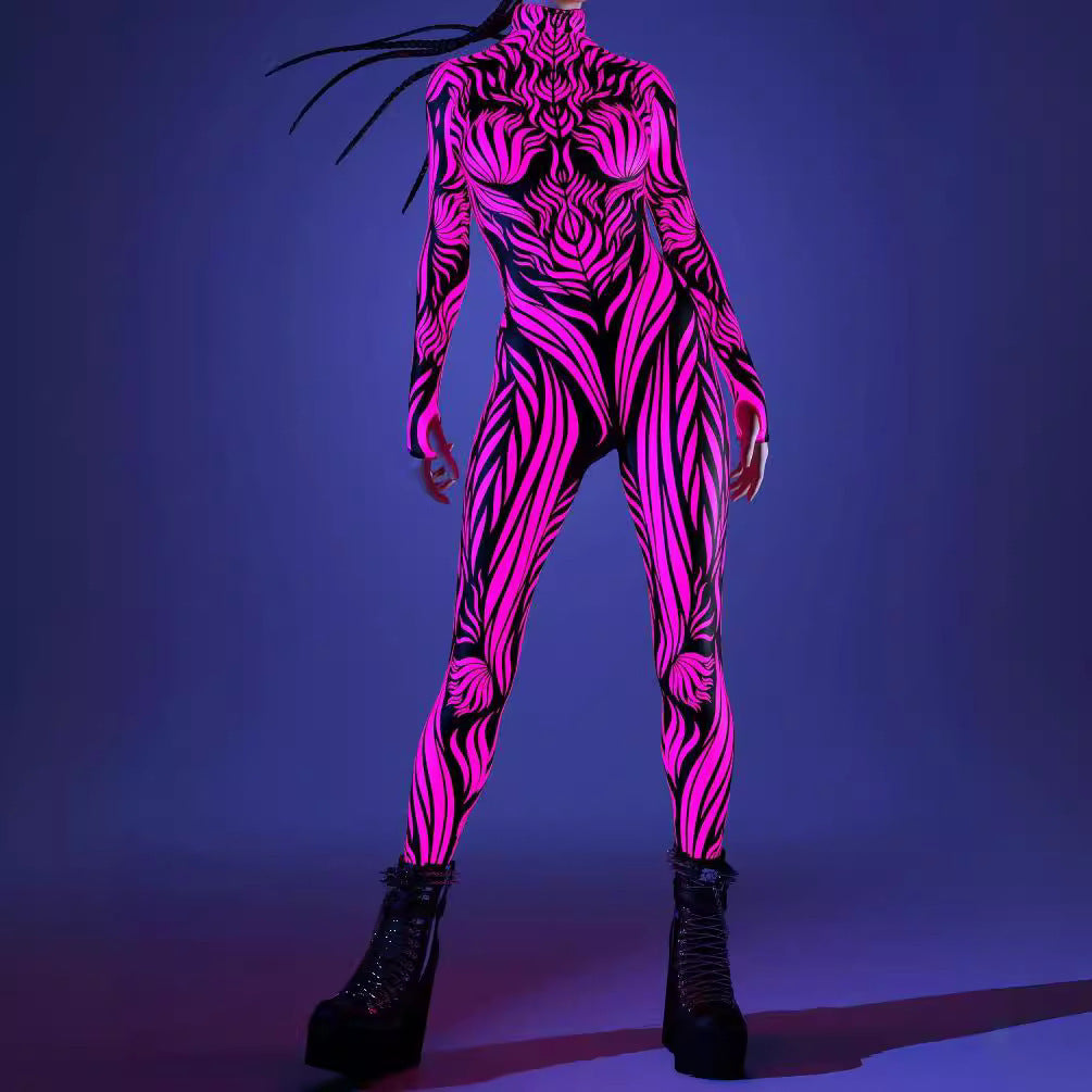 Halloween Tights 3D Digital Printing Play Costume