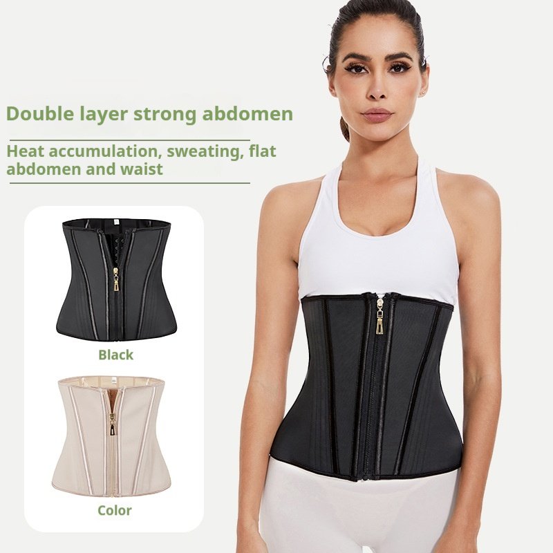 Hourglass Women's Sports Girdle Belly Band with Zipper
