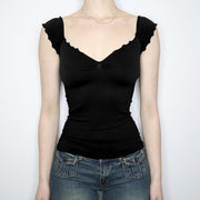 Lace Back Slimming Top for Women