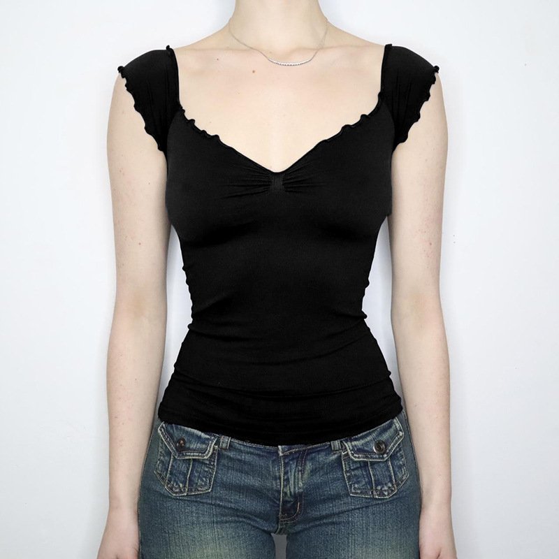 Lace Back Slimming Top for Women