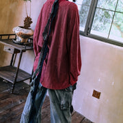 Add a Pop of Color with Long Contrast Scarf
