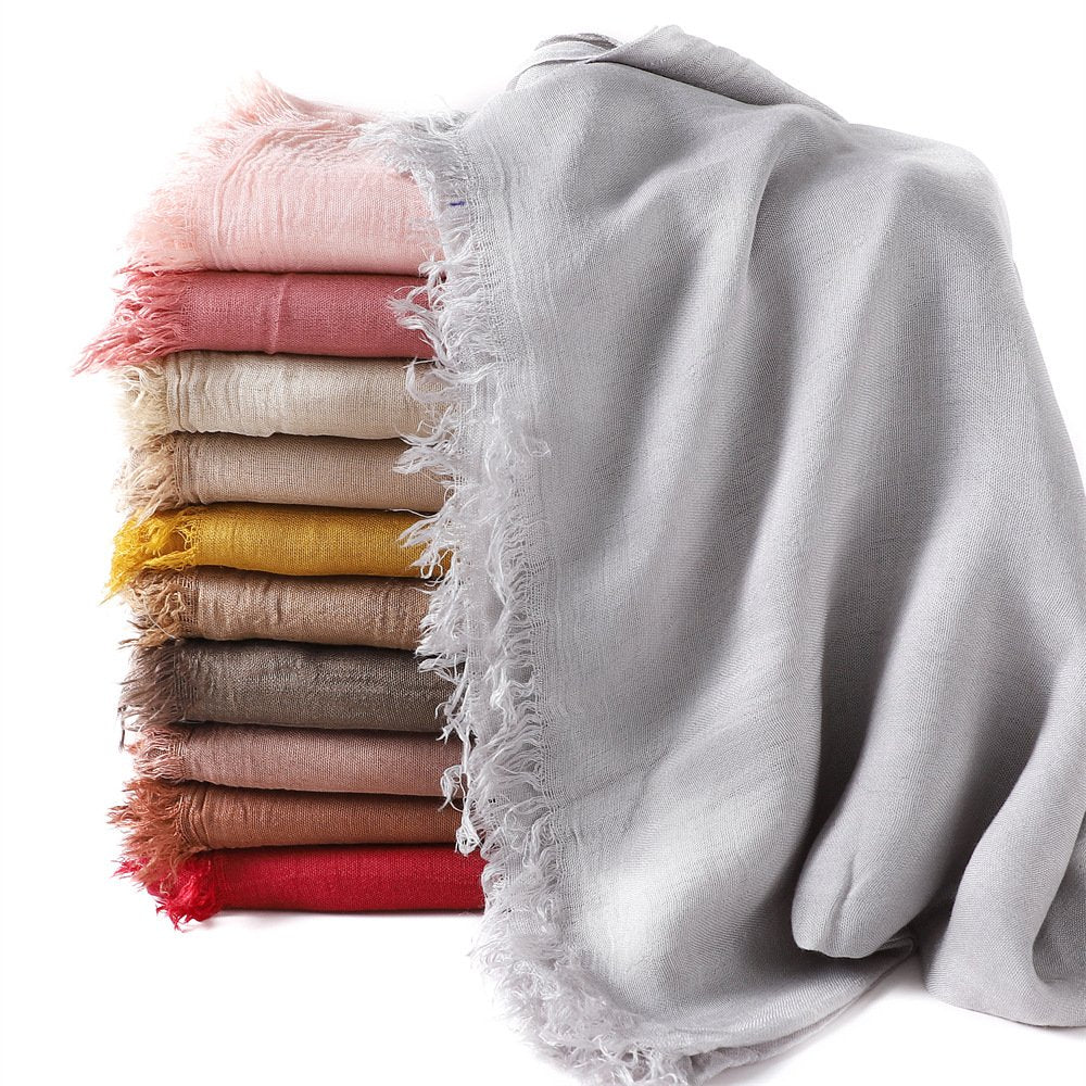 Elegant Monochrome Shawl Scarf for Women