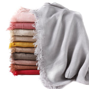 Elegant Monochrome Shawl Scarf for Women