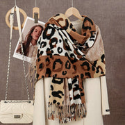 Warm Duplex Printing Scarf for Women