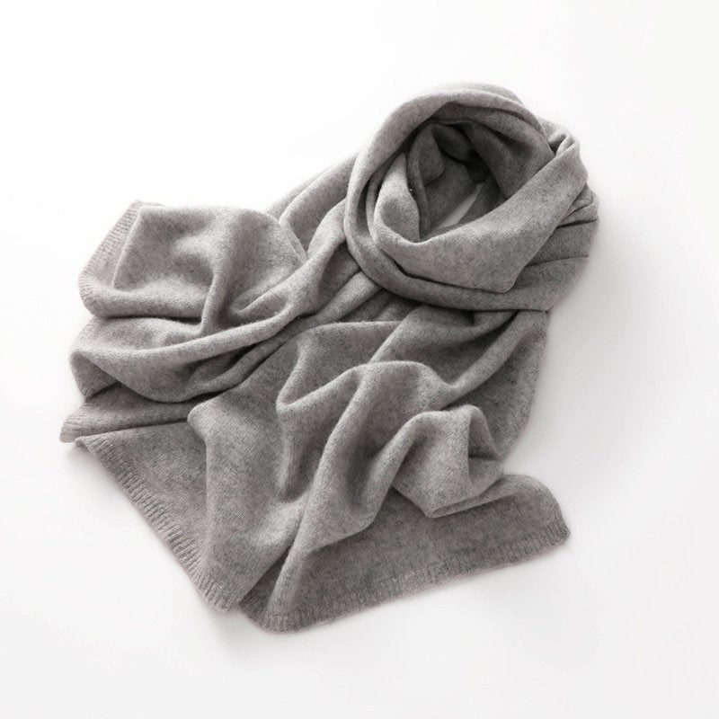 Warm Cashmere Neck Scarf for Women, 12 Color Options