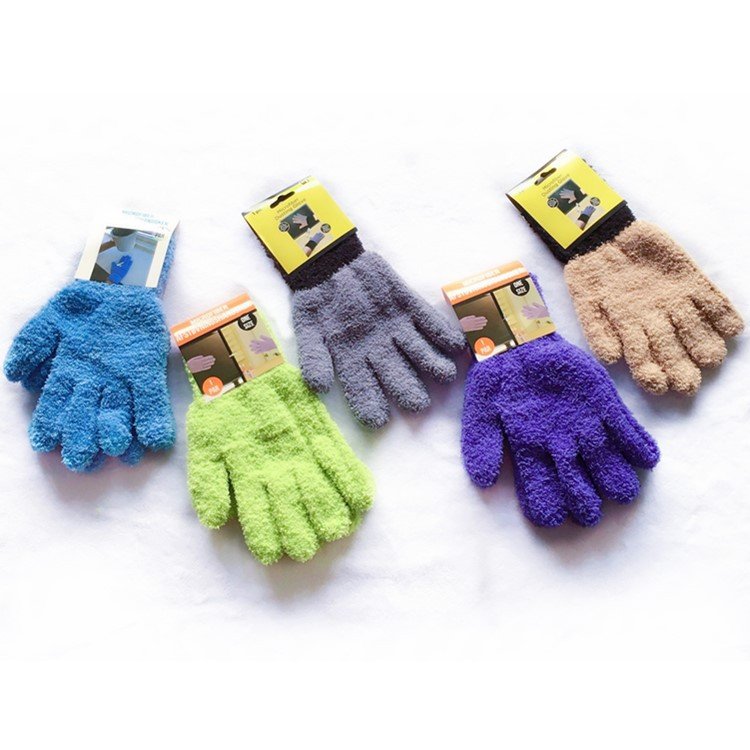 Soft Velvet Dust Gloves for Women