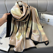 Lightweight Plaid Scarf for Women, Elegant Shawl