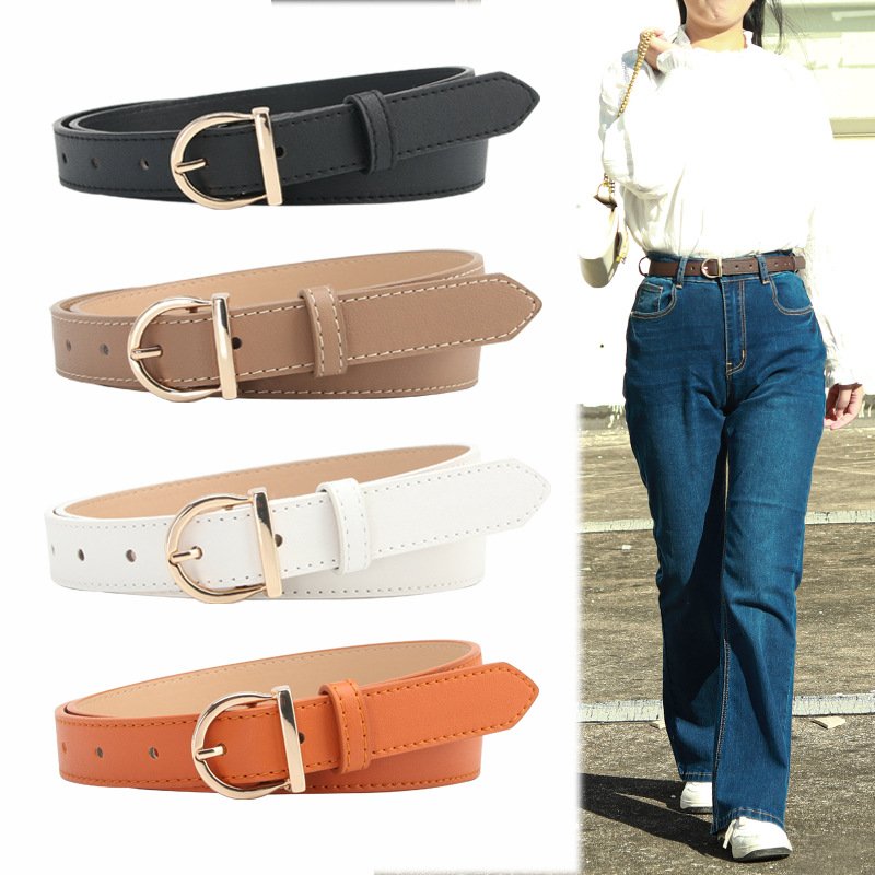 Adjustable Alloy Pin Buckle Belt for Women