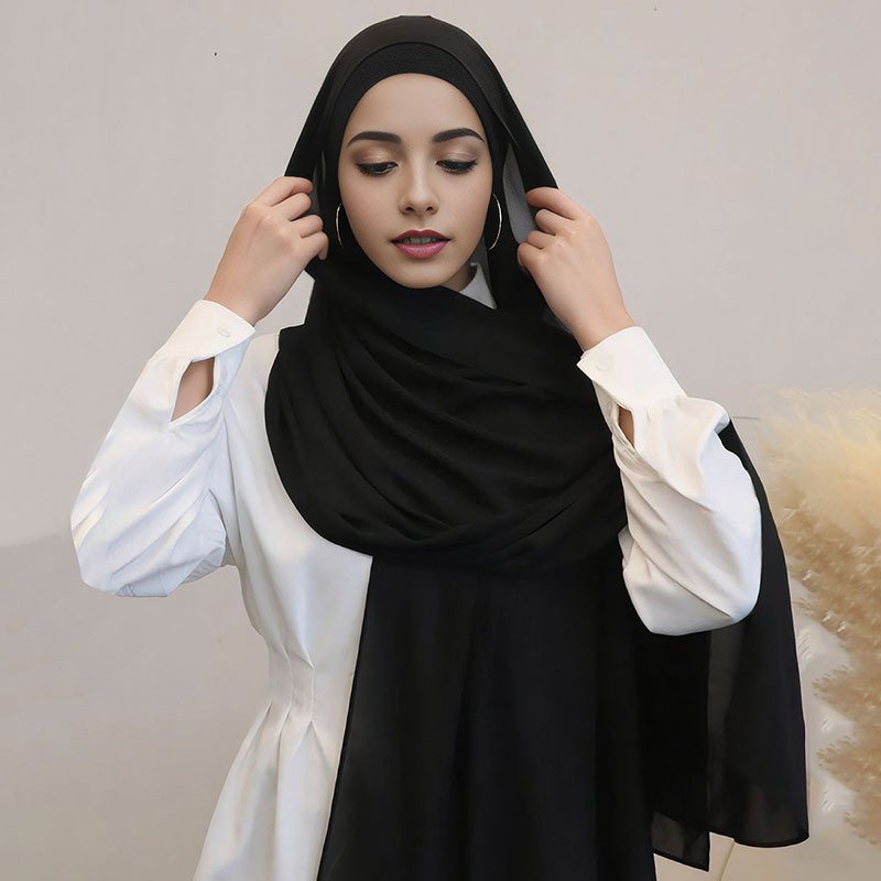 Monochrome Turban Cap for Women