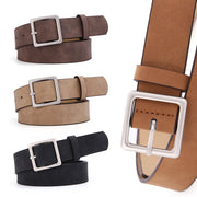Versatile Square Buckle Belt for Women