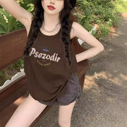 Loose Fit Sleeveless Tank Top for Women