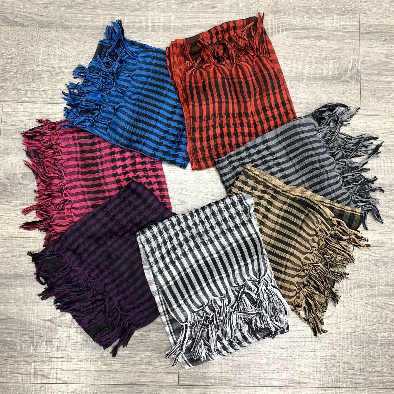 Versatile Houndstooth Scarf for Men and Women